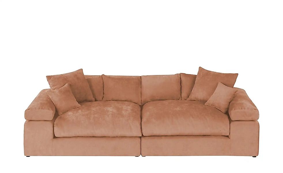smart Big Sofa im modernem Cord Lianea ¦ rot ¦ Maße (cm): B: 260 H: 86 T: 1 günstig online kaufen
