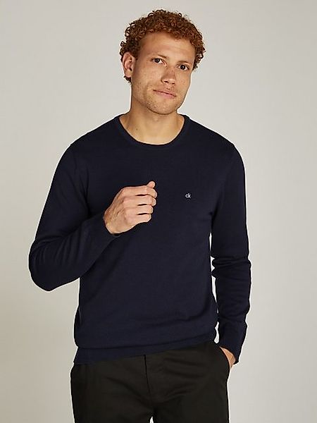 Calvin Klein Rundhalspullover COTTON SILK BLEND günstig online kaufen