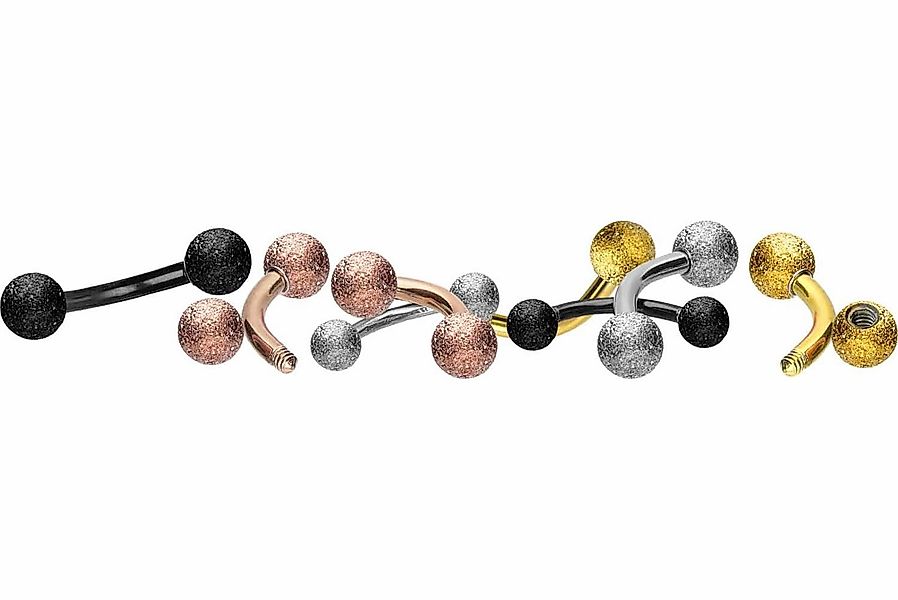 PIERCINGLINE Bauchnabelpiercing Chirurgenstahl Banane DIAMANTOPTIK (Bananen günstig online kaufen