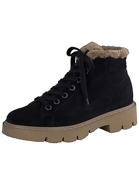 Paul Green Stiefelette Veloursleder . Schnürstiefelette günstig online kaufen