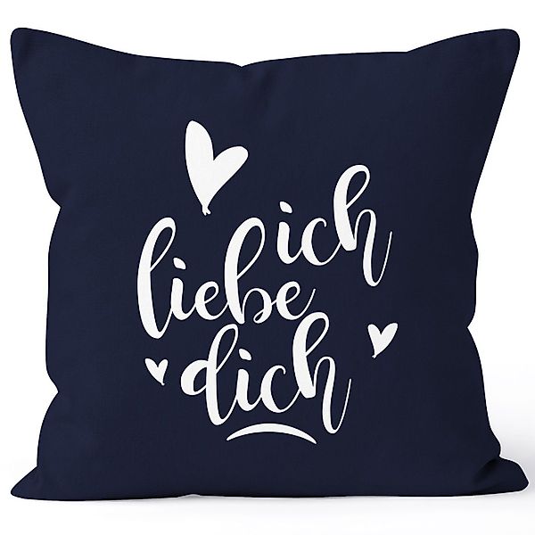 MoonWorks Dekokissen Kissenbezug Ich liebe Dich I love You Liebe Love Gesch günstig online kaufen