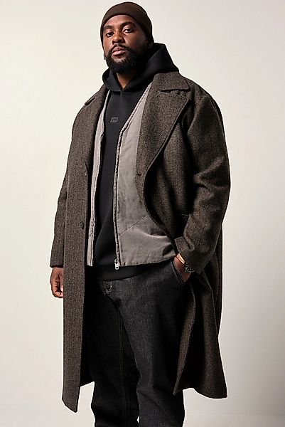 STHUGE Kurzmantel STHUGE Mantel Fischgrat bis 8 XL günstig online kaufen