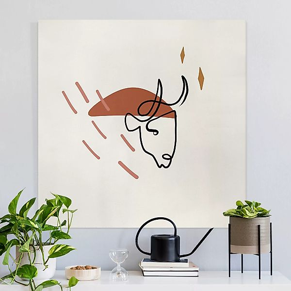 Leinwandbild Picasso Interpretation - Stier günstig online kaufen