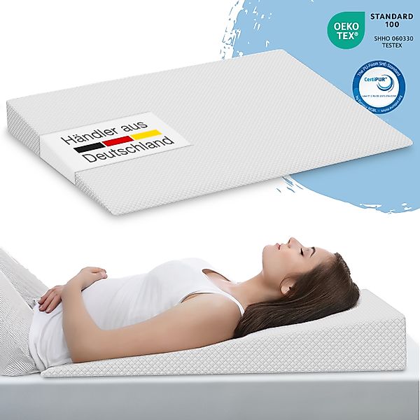 Bestschlaf Matratzenkeil, Weiß, 140x100 cm günstig online kaufen