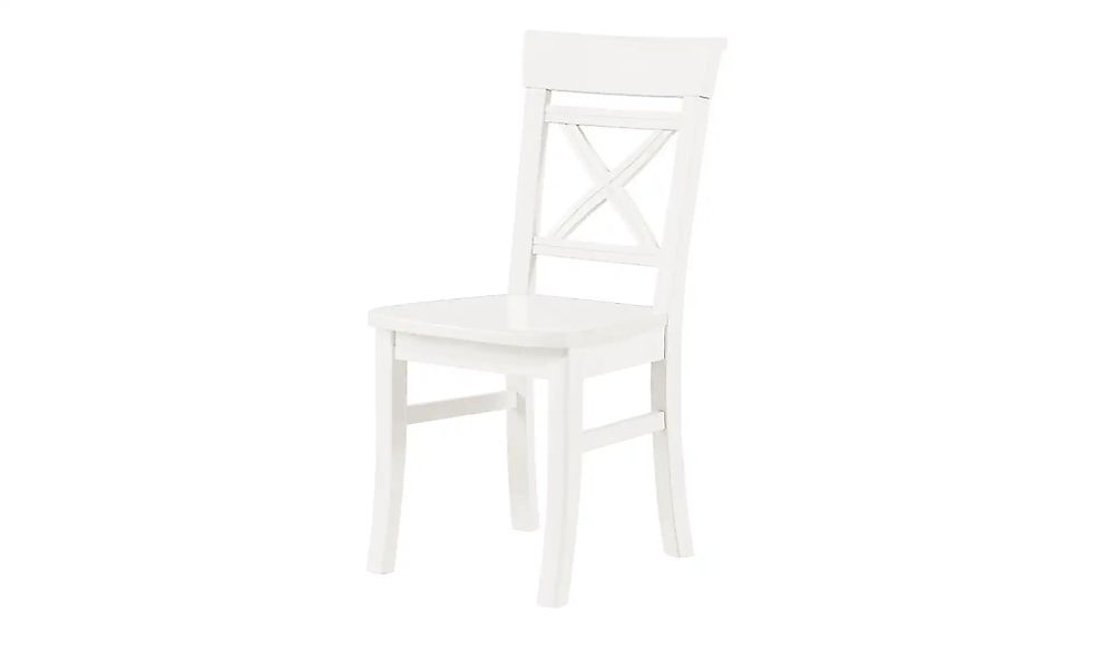 maison bleue Holzstuhl  Florian ¦ weiß ¦ Maße (cm): B: 45 H: 94 T: 43.0 Stü günstig online kaufen