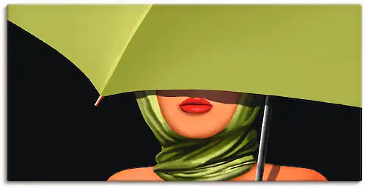 Artland Wandbild »Rote Lippen« Mode 1 Stk. tlg. als Leinwandbild, Poster, W günstig online kaufen