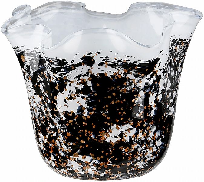 GILDE Tischvase "Vase Petunia, schwarz-weiß", (1 St.) günstig online kaufen