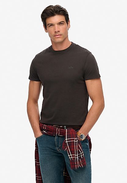 Superdry Rundhalsshirt "ESSENTIAL LOGO EMB TEE" günstig online kaufen
