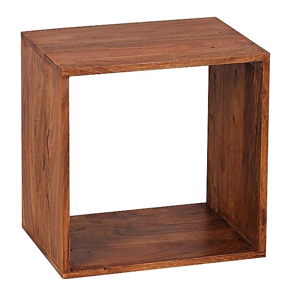 KADIMA DESIGN Beistelltisch Standregal Massivholz MUMBAI günstig online kaufen