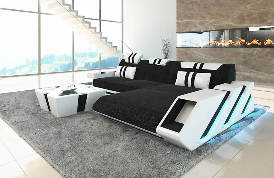 Sofa Dreams Ecksofa Polster Stoffsofa Stoff Couch Apollonia L Form Sofa, mi günstig online kaufen