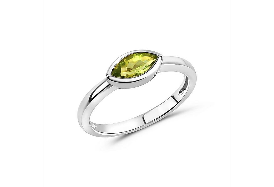 Vivance Fingerring 925/- Sterling Silber rhodiniert Peridot günstig online kaufen