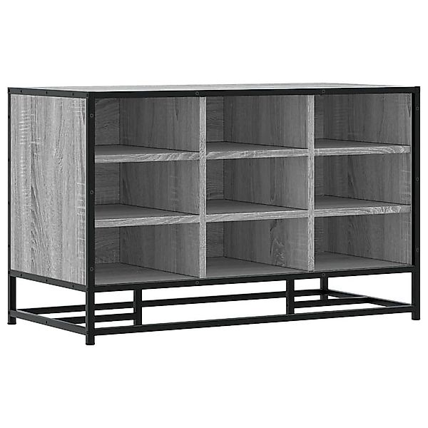 vidaXL Sitzbank Schuhbank Grau Sonoma 84x40x53,5 günstig online kaufen