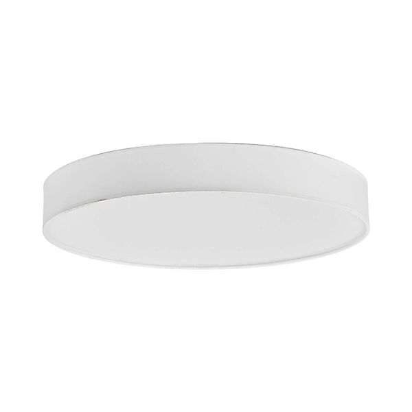 Lindby LED Deckenlampe Saira 9625092 Modern in Weiß aus Textil 1-flammig Wo günstig online kaufen