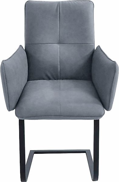 K+W Komfort & Wohnen Freischwinger () Freischwinger, Gestell in Metall schw günstig online kaufen