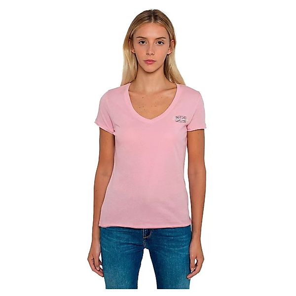 Pepe Jeans Bleu Kurzärmeliges T-shirt S Pink günstig online kaufen