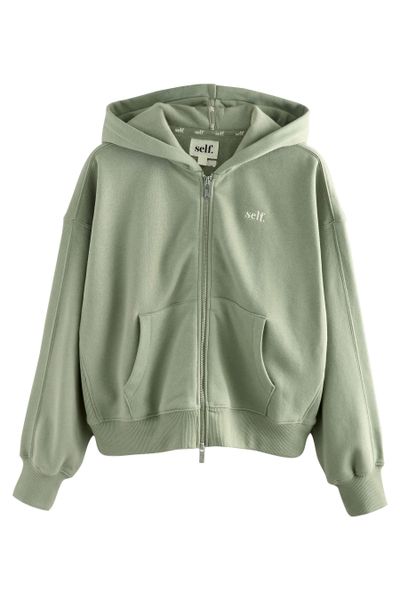 self Sweater Kapuzenjacke mit Reißverschluss (1-tlg) günstig online kaufen