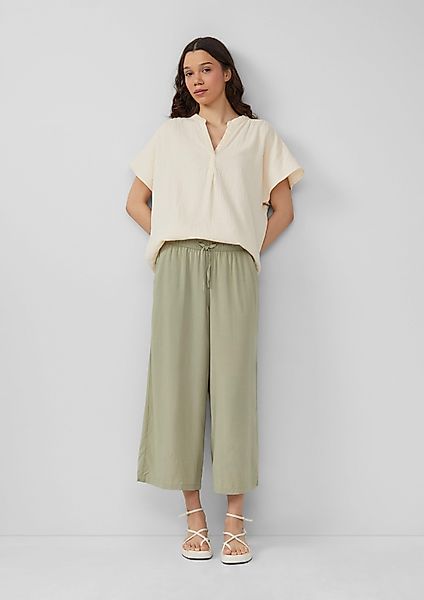 QS 7/8-Hose Culotte aus Viskose Gummizug günstig online kaufen