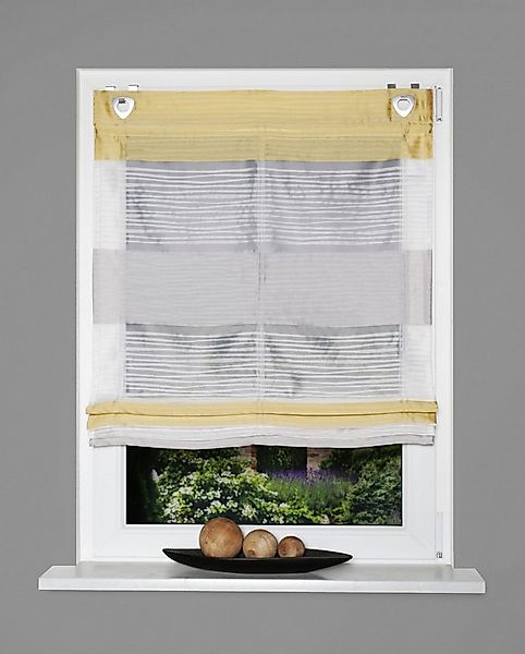 HOME WOHNIDEEN Raffrollo Sarnia, mit Hakenaufhängung, ohne Bohren günstig online kaufen