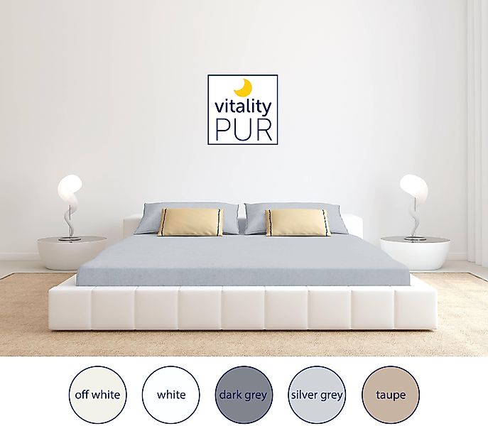 Vitality Pur | Set mit 2 Jersey-Spannbettlaken günstig online kaufen