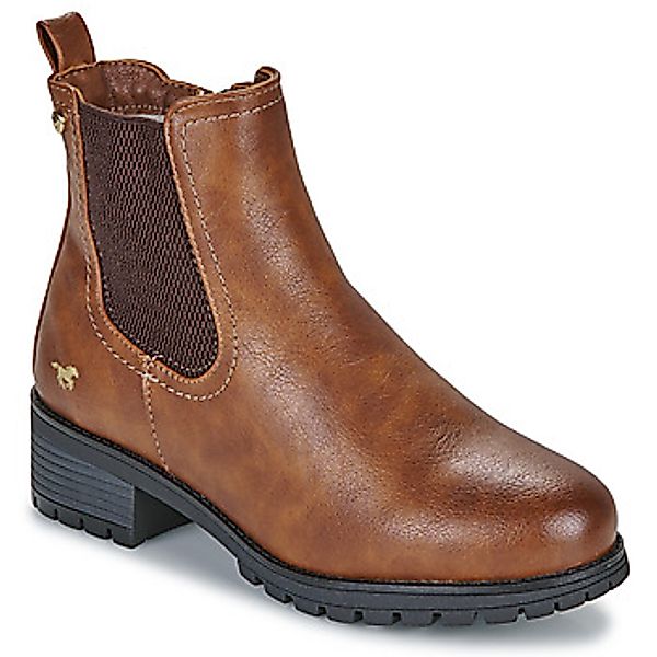 Mustang Shoes Stiefelette "Mustang Shoes Stiefelette Lederimitat/Textil" günstig online kaufen