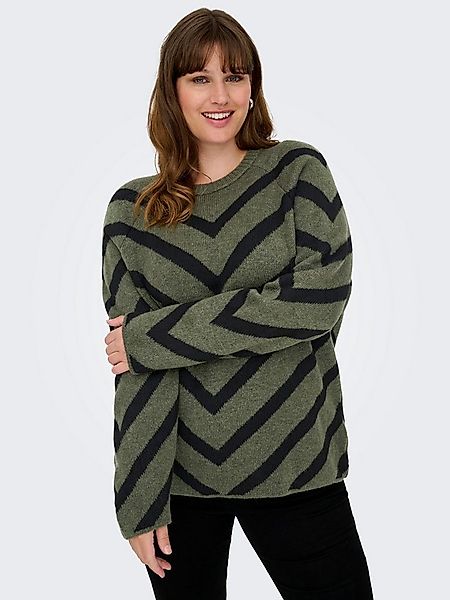 ONLY CARMAKOMA Strickpullover CARELIZA L/S PULLOVER KNT NOOS Kunstfaser, no günstig online kaufen