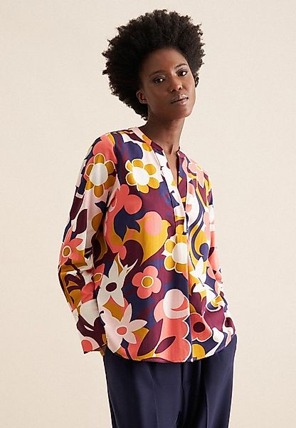 seidensticker Klassische Bluse Schwarze Rose Tunika Floral günstig online kaufen