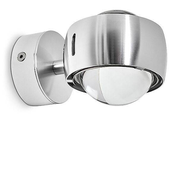 hofstein Wandleuchte »Osacca« Wandlampe halbrund, Silber, günstig online kaufen