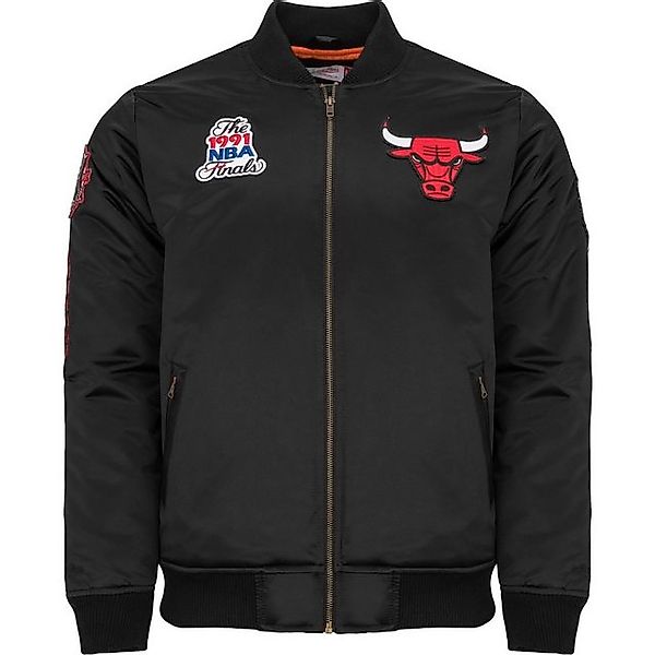 Mitchell & Ness Bomberjacke Satin PATCHES Chicago Bulls günstig online kaufen