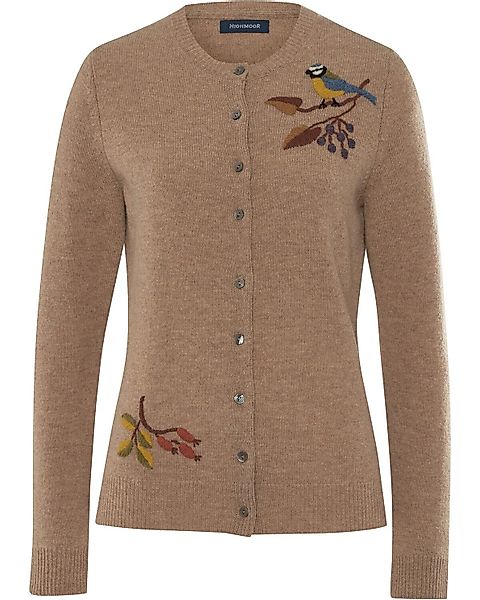 Highmoor Strickjacke Strickcardigan mit Stickerei günstig online kaufen