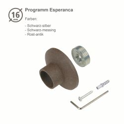 Liedeco Gardinenstangenhalter "Wandlager, Wandhalter für Gardinenrohre 16 m günstig online kaufen