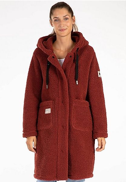 LPO Fleecejacke SHERPA DENISE Fleecemantel Ultra‑weiche Sherpa‑Innenausstat günstig online kaufen