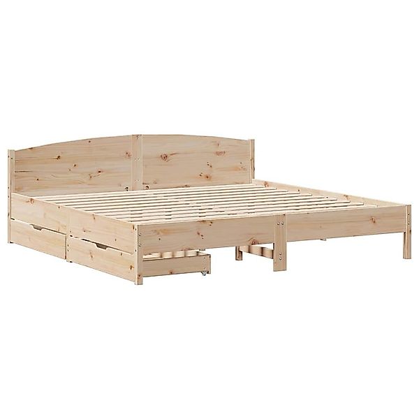 vidaXL Bett Massivholzbett ohne Matratze 200x200 günstig online kaufen