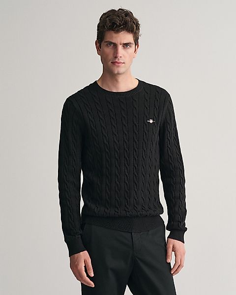 Gant Strickpullover COTTON CABLE C-NECK mit günstig online kaufen