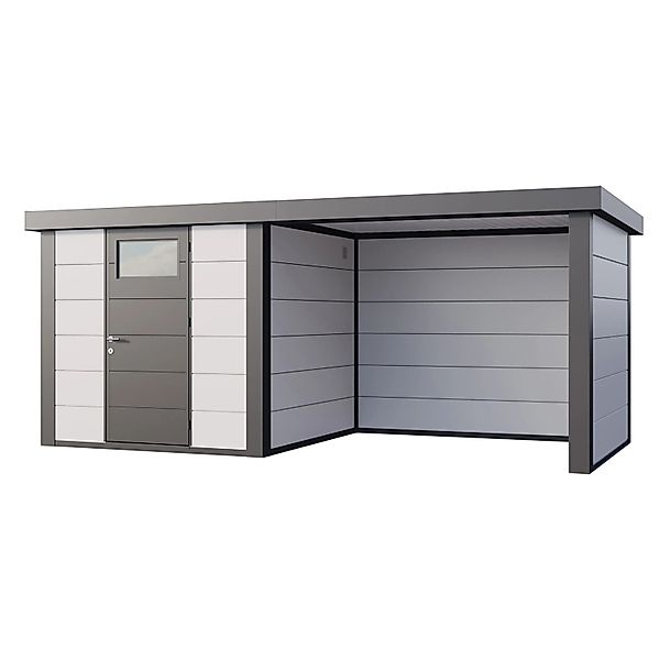 Gerätehaus Classico 2424 Lounge S Rechts 522 cm x 238 cm Weiß günstig online kaufen