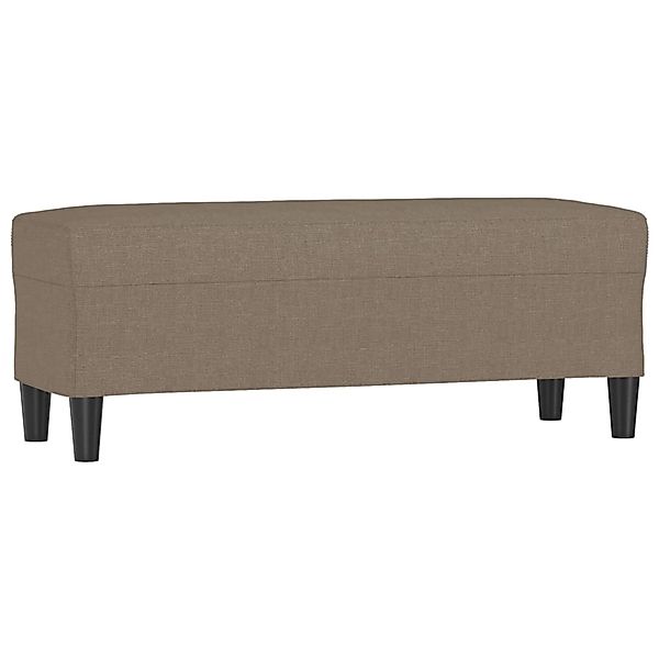 vidaXL Sitzbank Taupe 100x35x41 cm Stoff 349414 günstig online kaufen
