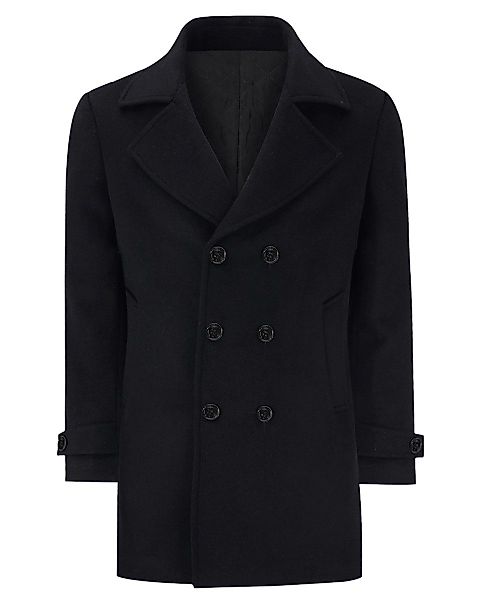 Allthemen Wollmantel Herren Wintermantel Mittellang Zweireihig günstig online kaufen