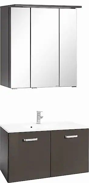 welltime Badmöbel-Set "Ravenna", (2 St.), Breite 70 cm, inklusive Bad-Spieg günstig online kaufen