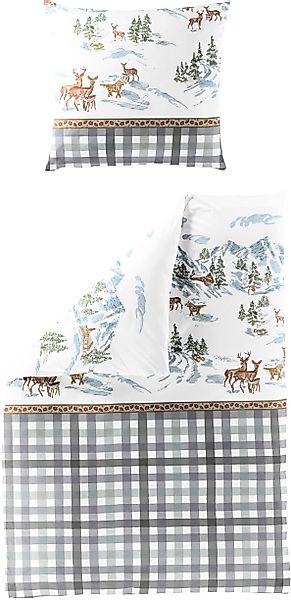 BIERBAUM Bettwäsche 4011, Biber, 2 teilig, günstig online kaufen