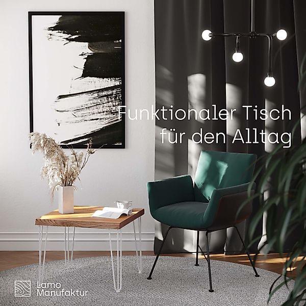 LAMO Manufaktur Baumkantentisch Creative Esstisch Massivholz günstig online kaufen