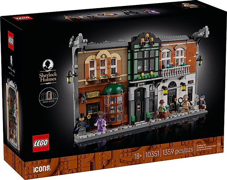 LEGO® Icons 10351 Sherlock Holmes: Bücherstütze Konstruktionsspielsteine günstig online kaufen