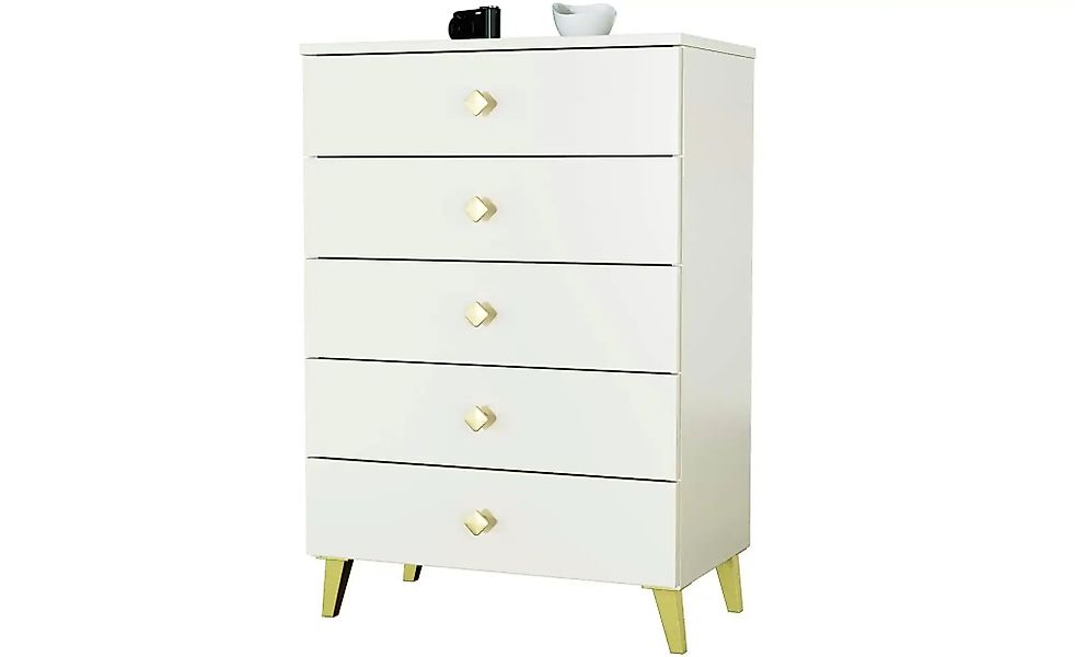 Kommode mit 5 Schubladen Lara ¦ beige ¦ Maße (cm): B: 60 H: 89 Kommoden & S günstig online kaufen