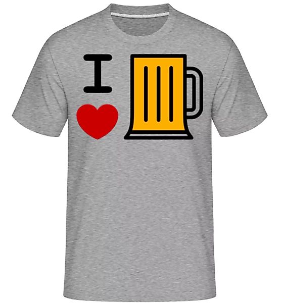 Ich Liebe Bier · Shirtinator Männer T-Shirt günstig online kaufen