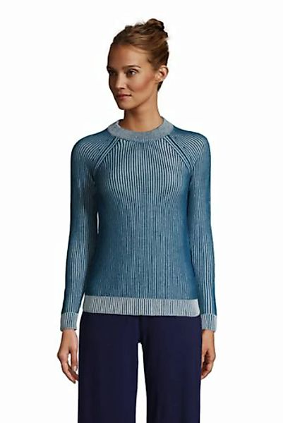 Pullover DRIFTER mit Rundhalsausschnitt, Damen, Größe: L Normal, Blau, Baum günstig online kaufen