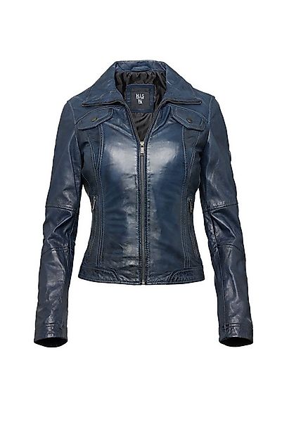 H.I.S Lederjacke (1-St) in leicht taillierter Passform günstig online kaufen
