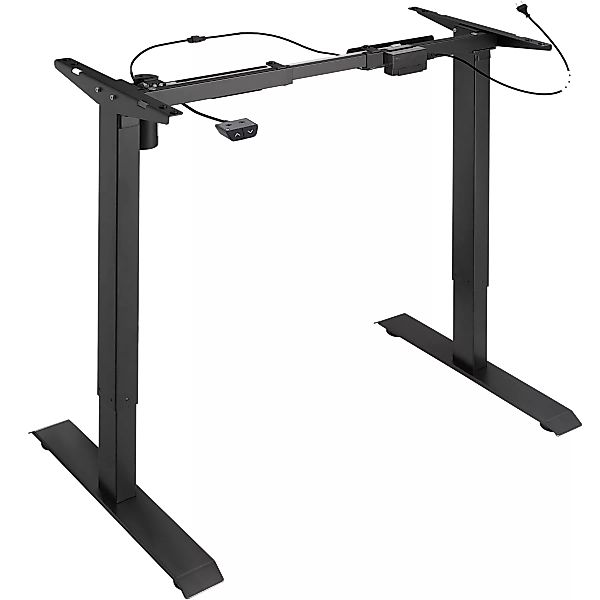 Tischgestell elektrisch höhenverstellbar 85-129x65x71-121cm - schwarz günstig online kaufen
