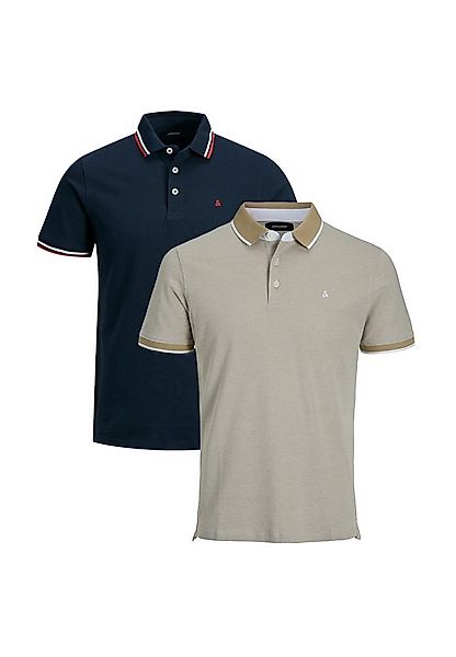 Jack & Jones Poloshirt 2er Pack Paulos - Slim Fit (Spar-Set, 2-tlg) Poloshi günstig online kaufen