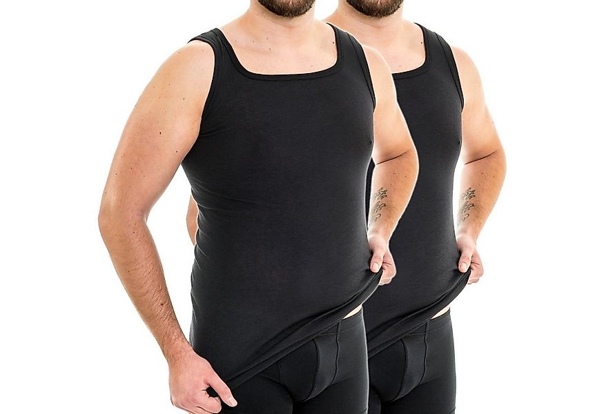 HERMKO Achselhemd 63027 2er Pack Herren Funktionsunterhemd extralang günstig online kaufen