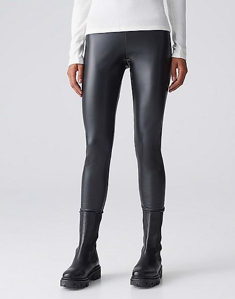 OPUS Leggings Leggings ELYSSA Slim in Leder Optik Polyester günstig online kaufen