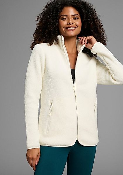 Polarino Fleecejacke aus Teddy-Fleece, Übergangsjacke günstig online kaufen