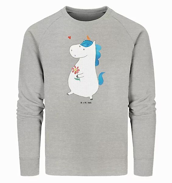 Mr. & Mrs. Panda Longpullover Größe S Einhorn Spaziergang - Heather Grey - günstig online kaufen